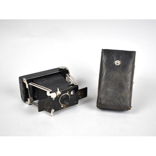 125 - An Early 20th Century Folding Camera 'Ensignette', Made by Houghtons, London, Pat. 28464 1907