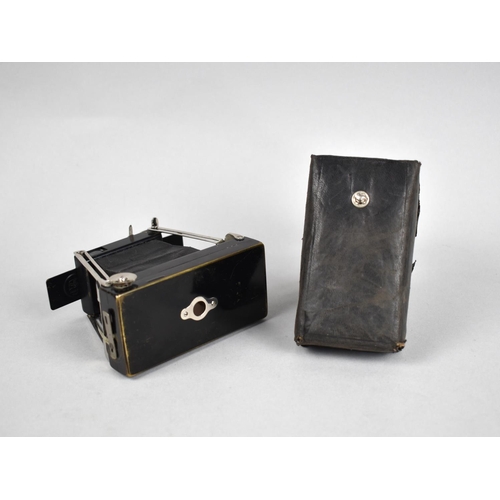 125 - An Early 20th Century Folding Camera 'Ensignette', Made by Houghtons, London, Pat. 28464 1907