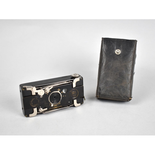 125 - An Early 20th Century Folding Camera 'Ensignette', Made by Houghtons, London, Pat. 28464 1907