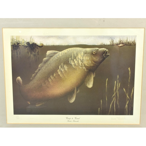 157 - A Pair of Limited Edition framed Sheila Tilmouth Prints 'Carp to Crust' and 'Tempting the Tench', Si... 