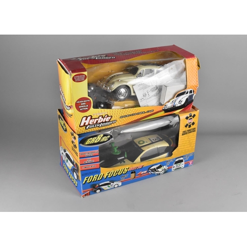 210 - A Boxed Herbie Fully loaded Radio Control Car together with a GR8RC Ford Focus Example