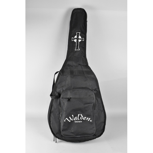 239 - A Walden G570CEB Gothic Limited Edition Electro Acoustic Guitar with Carry Bag