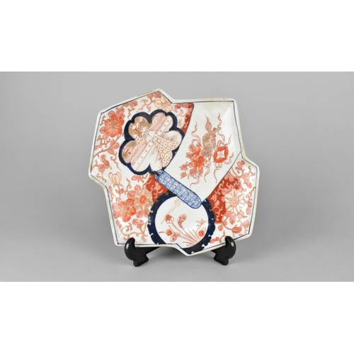 260 - A Japanese Imari Porcelain Shaped Dish