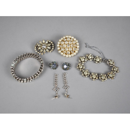 274 - A Collection of Various Nice Quality Vintage Paste, Glass and Faux Pearl Jewellery