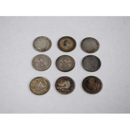 282 - A Collection of Various Early 20th Century Silver Threepenny Bits