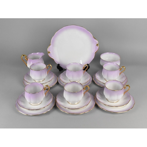 325 - A Royal Albert 'Rainbow' Pattern Tea Set to Comprise Six Cups, Six Saucers, Six Side Plates, Cake Pl... 