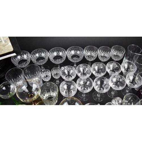 353 - A Collection of Various Cut and Moulded Glassware to Include Early 20th Century Cut Glass Drinking G... 