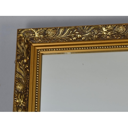 423 - A Gilt Framed Wall Mirror