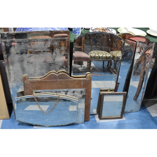 427 - A Collection of Various Vintage Mirrors etc