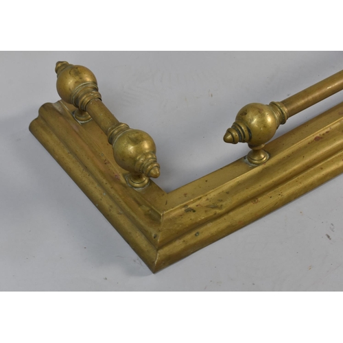 431 - A Late 19th Century Brass Fire Kerb