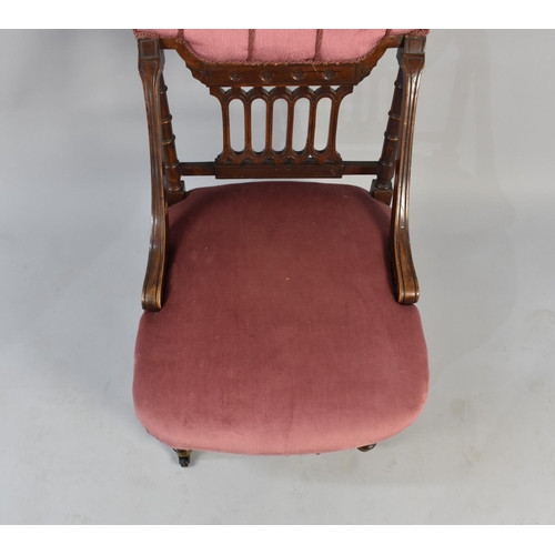 513 - A Late Victorian/Edwardian Ladies Nursing Chair