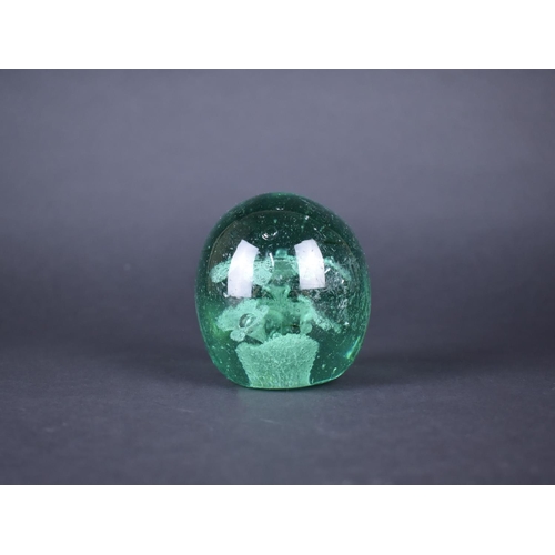 67 - A Victorian Glass Dump Weight, 8.5cms High