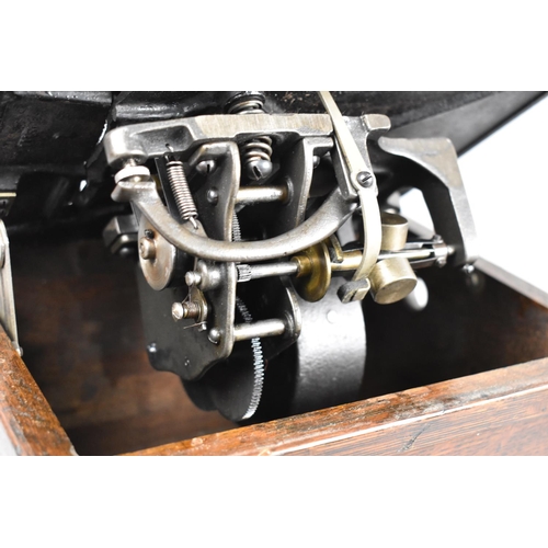 95 - An Early 20th Century Edison Fireside Combination Type Phonograph, Serial Number 91552, with Trumpet... 