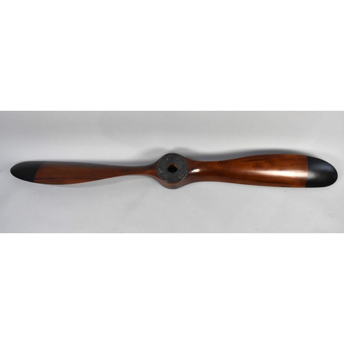 114 - A Reproduction Model of a Vintage Wooden Aircraft Propellor, 200cms Long