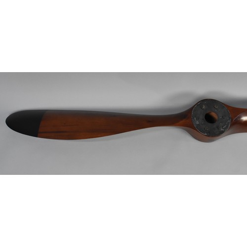 114 - A Reproduction Model of a Vintage Wooden Aircraft Propellor, 200cms Long