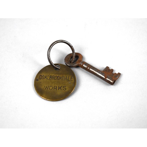 279 - A Vintage Key with Tag for Coalbrookdale Works No 1031