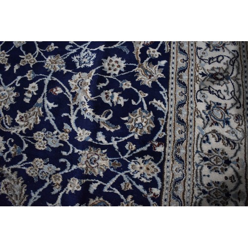 508 - A Fine Silk Nain Carpet, 349x246cm