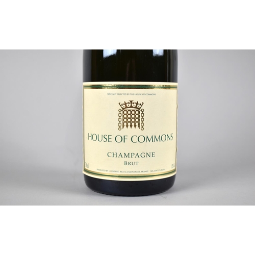 110 - A Single 75cl Bottle of House of Commons Champagne