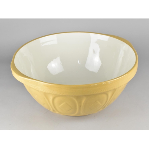 214 - A Large Glazed Mixing Bowl, 40cms Diameter