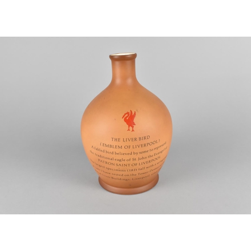 410 - A Royal Doulton 'The Liver Bird' Bottle Commissioned by Dorpar Limited Liverpool, 18cm high