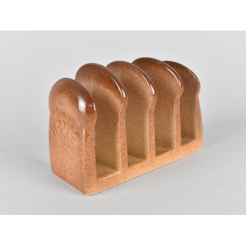 A Carlton Ware Novelty Toast Rack in the Form of a Hovis Loaf of Bread
