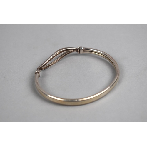 449 - A Silver Bangle