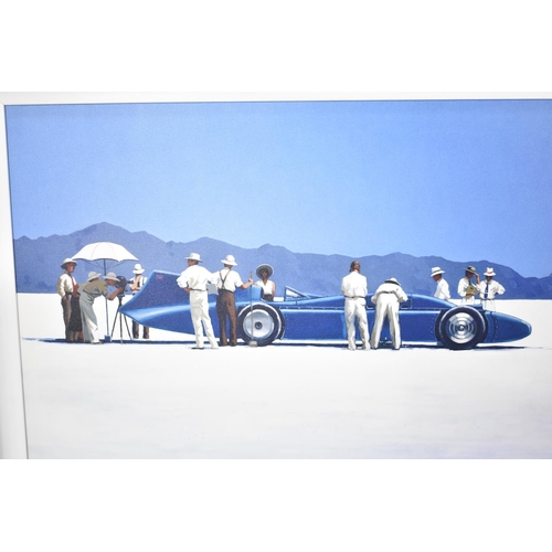 536 - A Framed Vettriano Print on Canvas 