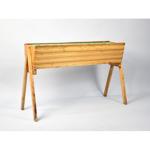 538 - A Pine Rectangular Trough on Stand, 90cms Wide