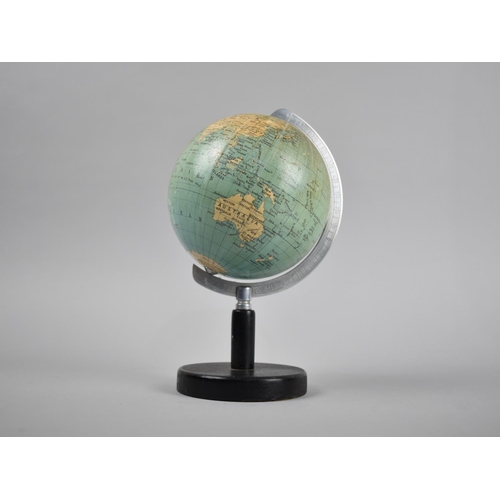 63 - A Small Late 20th Century Desktop Globe, 19cms High