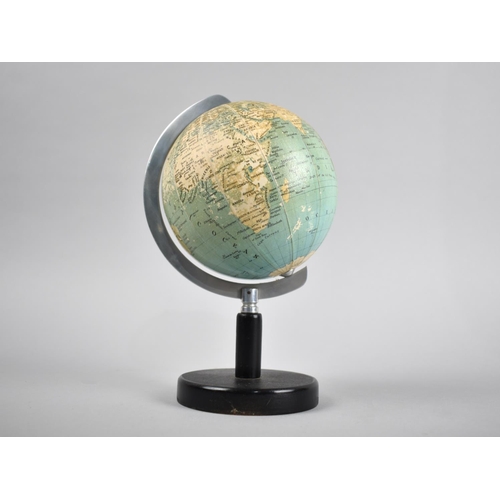 63 - A Small Late 20th Century Desktop Globe, 19cms High