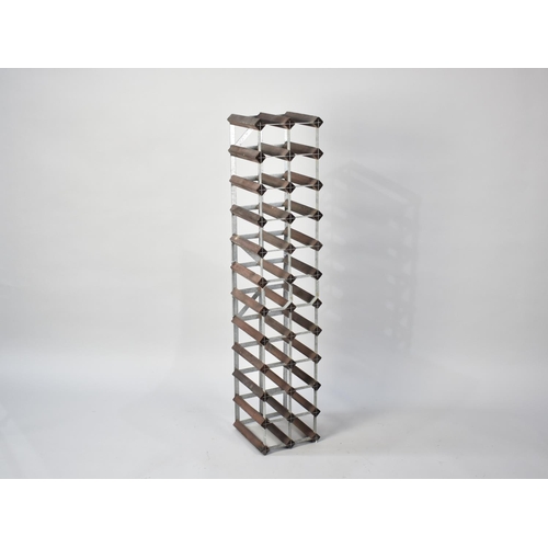 109 - A Vintage Twenty Bottle Wine Rack