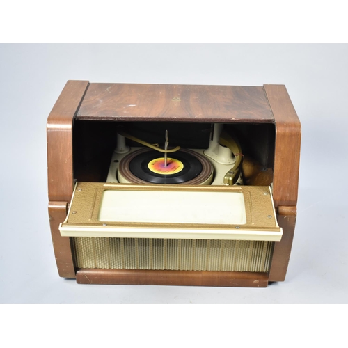 116 - A Vintage Regentone Table Top Radiogram in Walnut Case, 51cms Wide