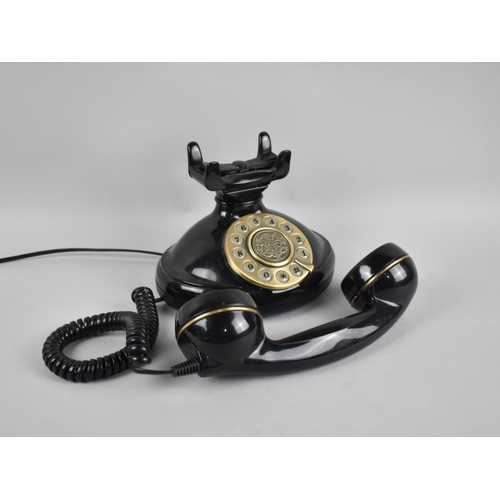 135 - A Reproduction Push Button Vintage Style Telephone