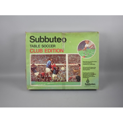 208 - A Mid 20th Century Subbuteo Table Soccer Game, Club Edition, With Pitch but Not All Players and Goal... 