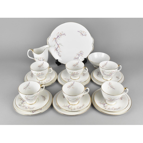 263 - A Royal Albert 'Shalimar' Pattern Tea Set to Comprise Six Cups, Saucers, Side Plates, Milk Jug,  Sug... 