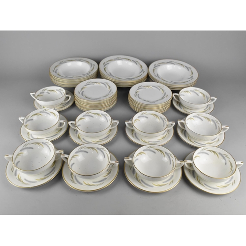 270 - A Royal Worcester Harvest Ring Soup Set to Comprise Ten Two Handled Soup Bowls and Ten Saucers Toget... 