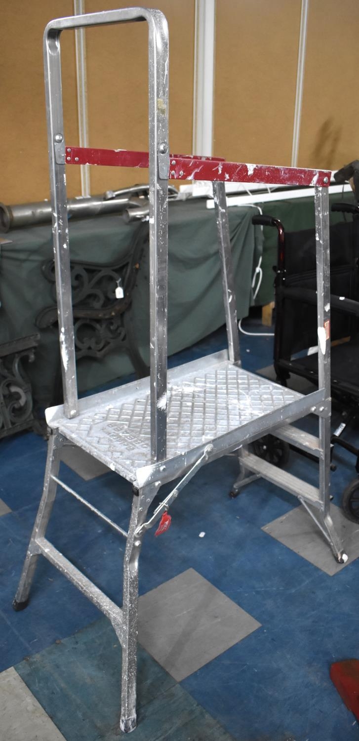 A Folding Decorators Aluminium Ladder, the Beldray Jobezer