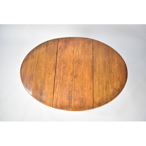 68 - A Mid 20th Century Oak Small Drop Leaf Coffee Table, 53cms Long