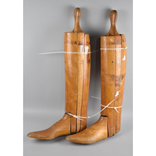 74 - A Pair of Vintage Wooden Boot Trees