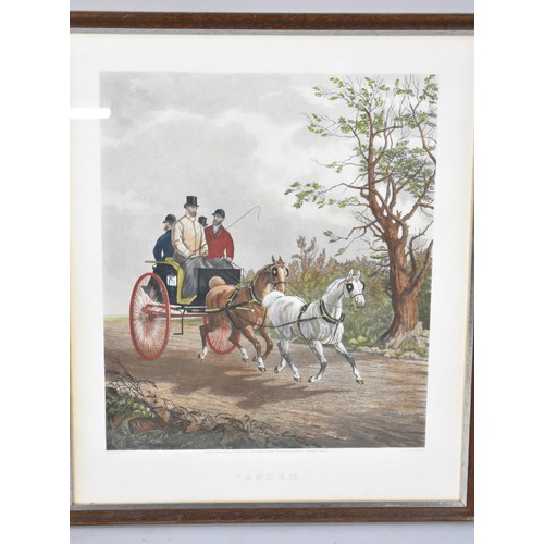 504 - A Pair of Framed Alken Coaching Prints, 