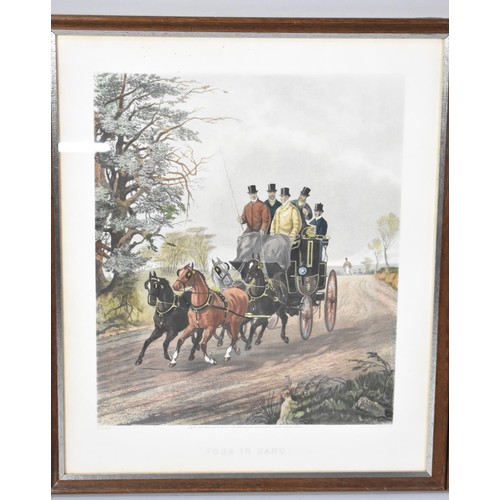 504 - A Pair of Framed Alken Coaching Prints, 