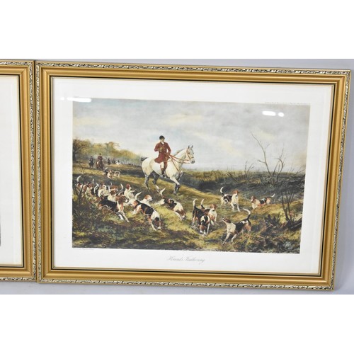 502 - A Pair of Gilt Framed Hunting Prints after Heywood Hardy, 