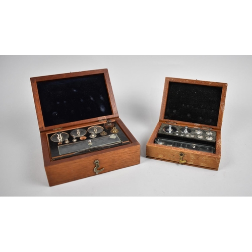 11 - Two Mid 20th Century Cased Sets of Scientific Weights