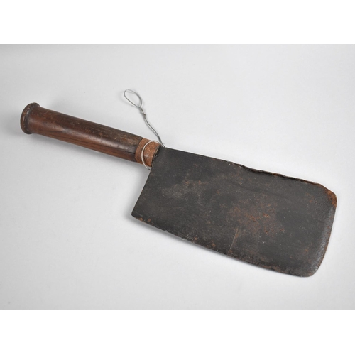 138 - A Vintage Wooden Handled Cleaver