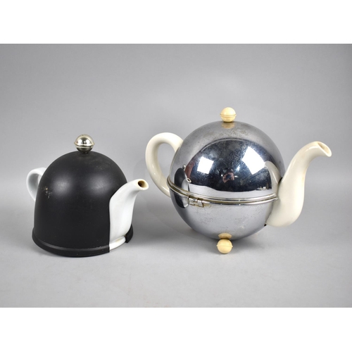 149 - Two Retro Heat Saving Teapots