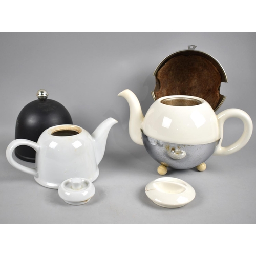 149 - Two Retro Heat Saving Teapots