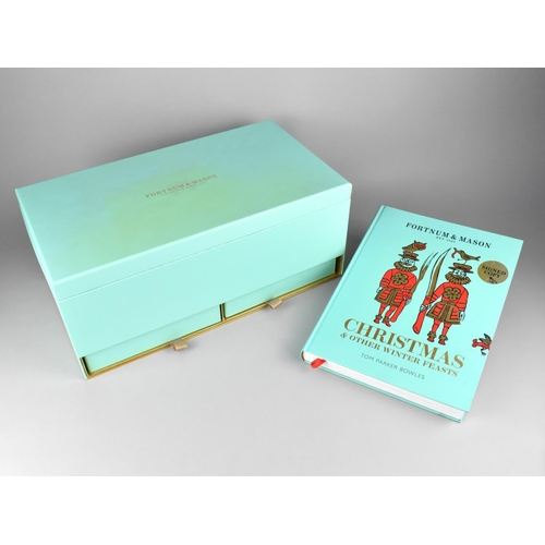 161 - A Fortnum and Mason Cardboard Box with Two Base Drawers together with a Signed Copy of Fortnum and M... 