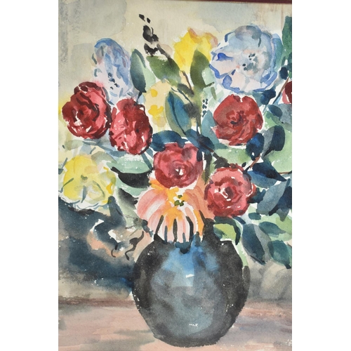 172 - A Framed Still Life Watercolour by Mary Jump, 1898 -1998 (Vase of Flowers) 19.5x22cms