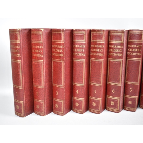 187 - A Set of 10 Volumes Arthur Mee's Children's Encyclopedia together with Three Dictionary Volumes