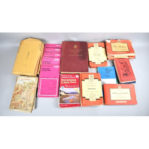 188 - A Collection of Various Vintage Ordnance Survey and Other Road Maps